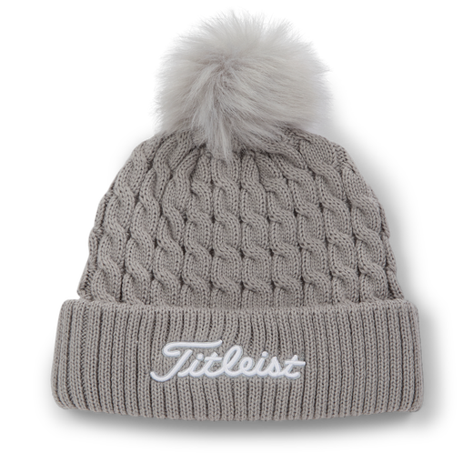 Cable Knit Pom Pom