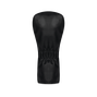 White and Black Leather Headcover