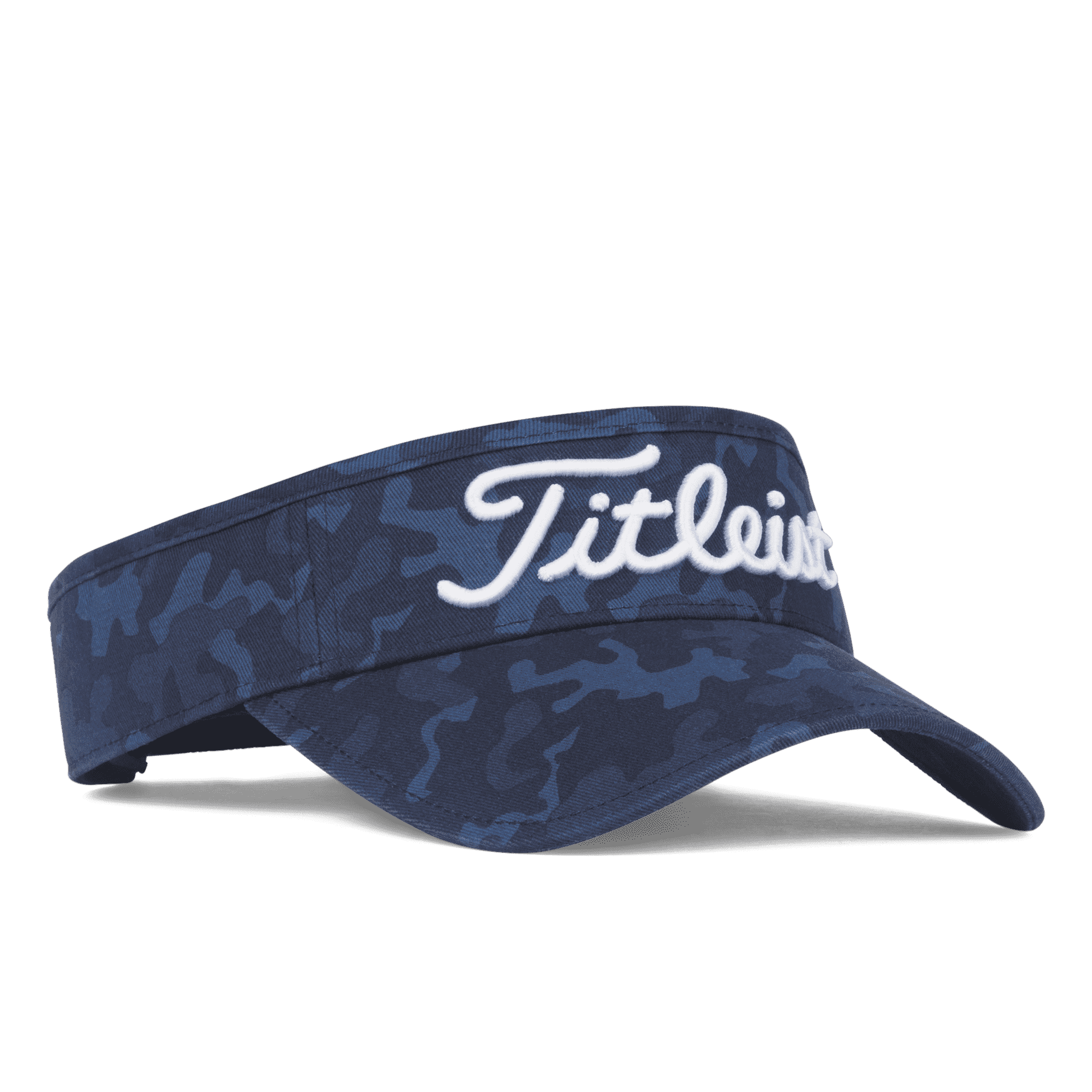 Navy Camo Cotton Low Profile Visor