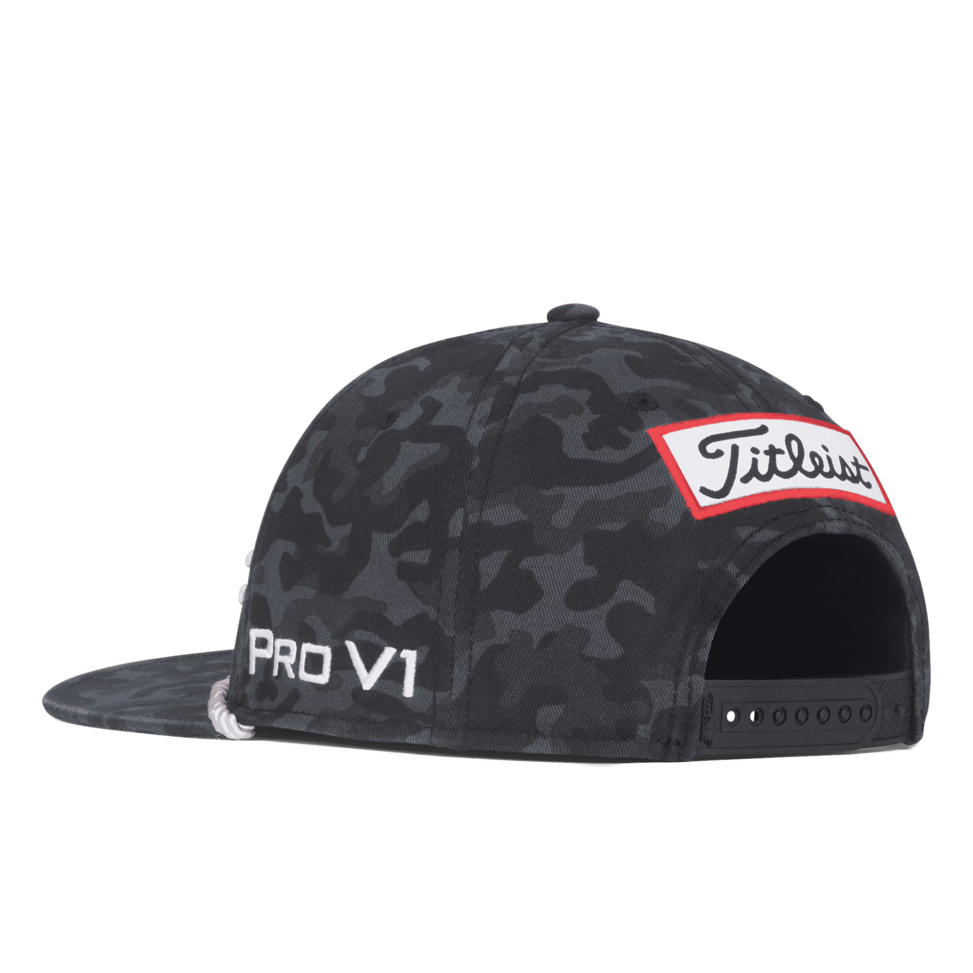 Black Camo Tour Cotton Rope Flat Bill