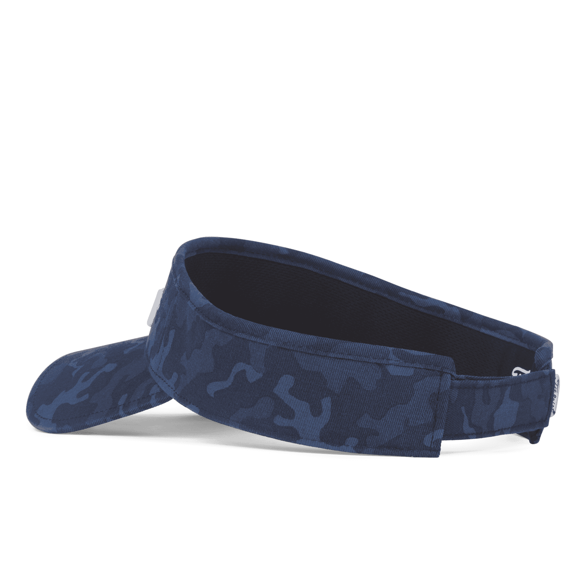 Navy Camo Cotton Low Profile Visor