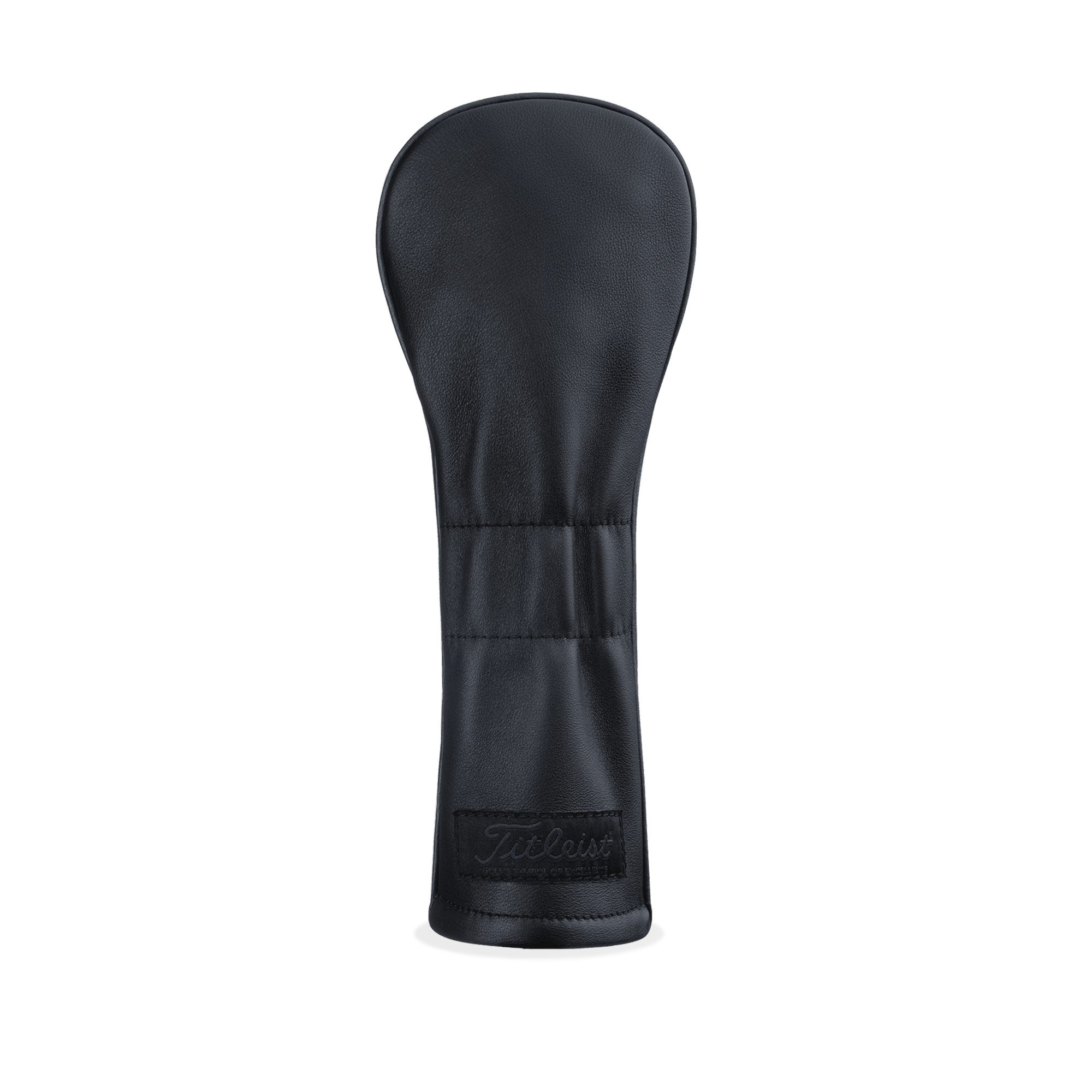 Black Headcover Titleist Noir Deluxe Black Leather Headcover