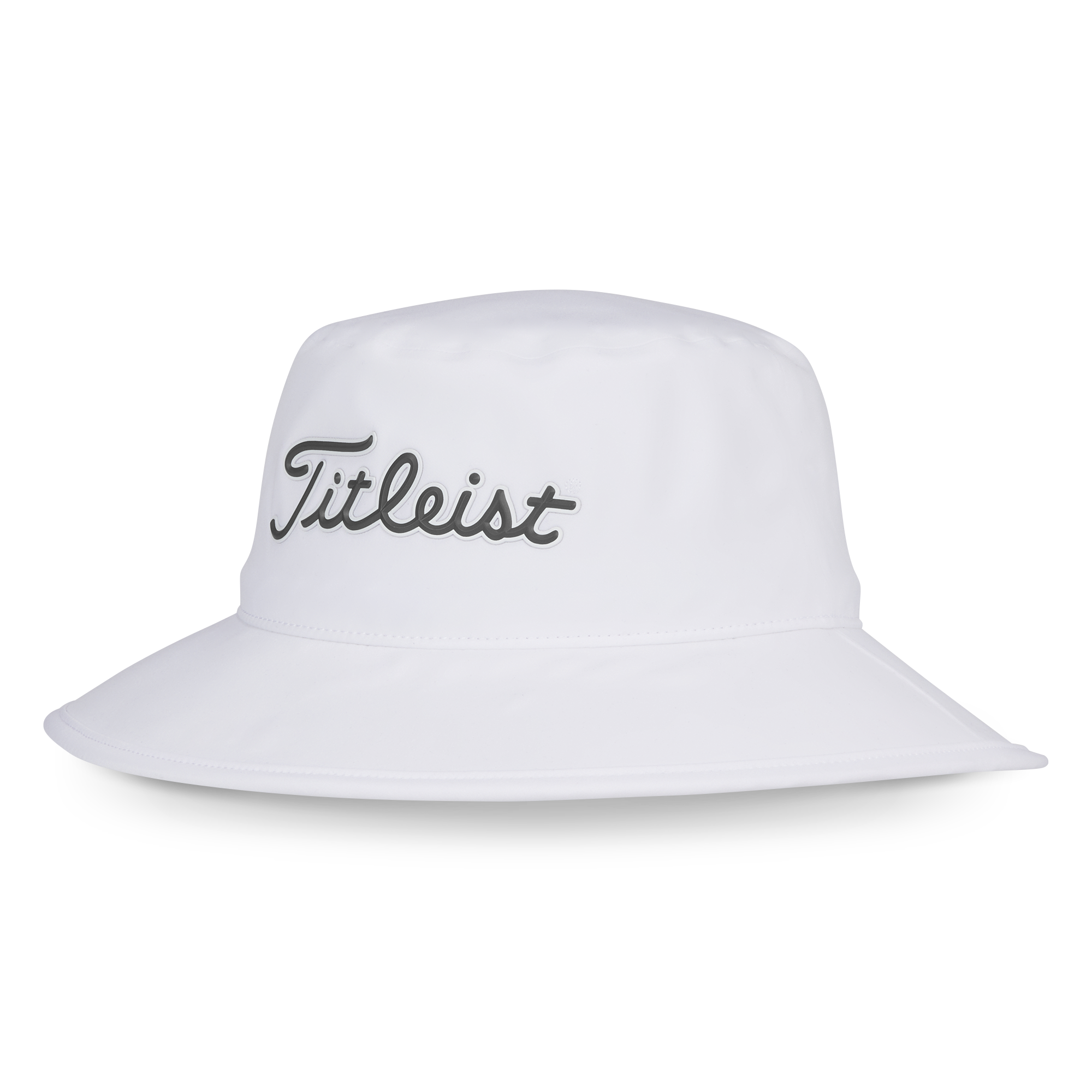 Titleist Official Players StaDry Bucket in White/Charcoal