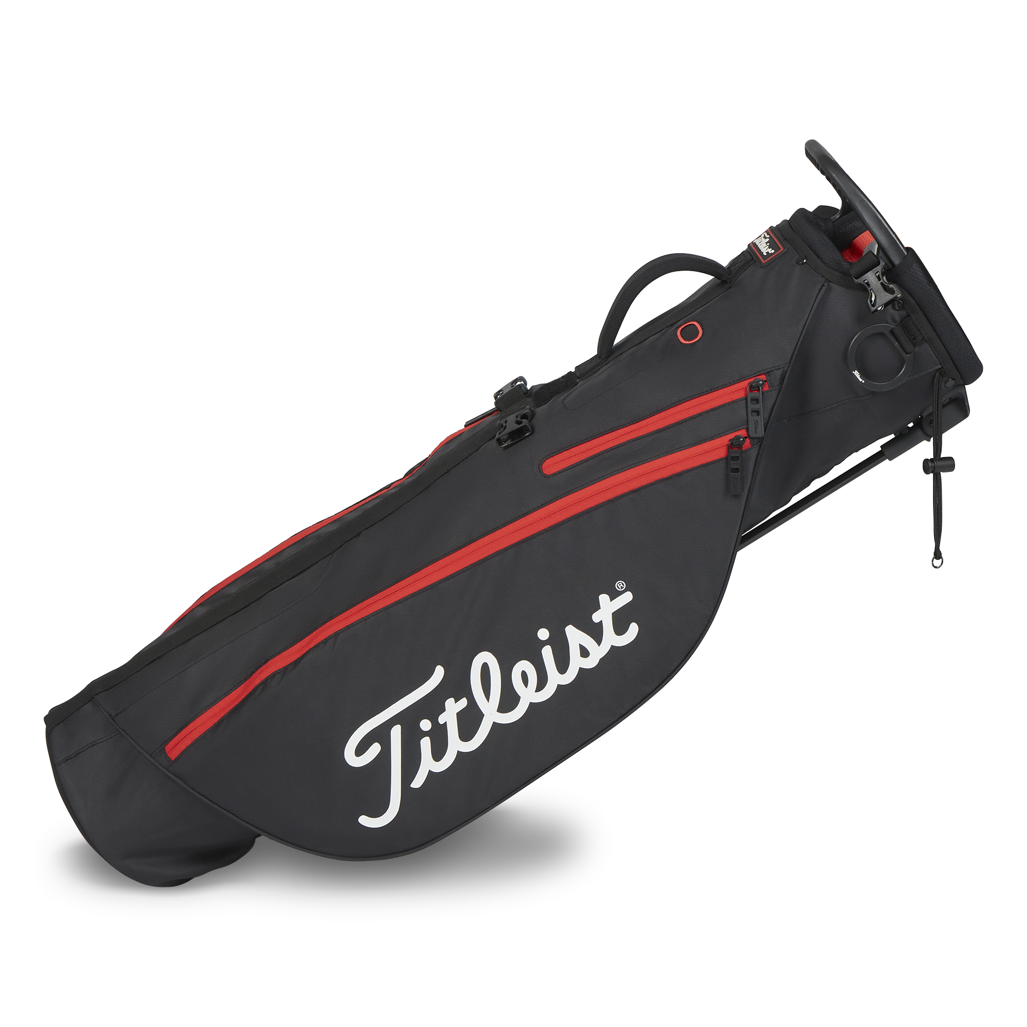 Titleist Official Premium Carry Golf Bag Golf Golf Bag in Black and Black and Red