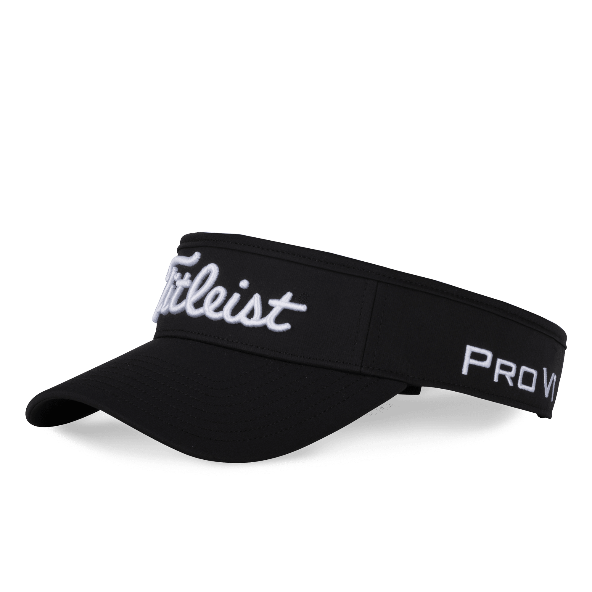 Titleist Official Tour Performance Visor in Black/White