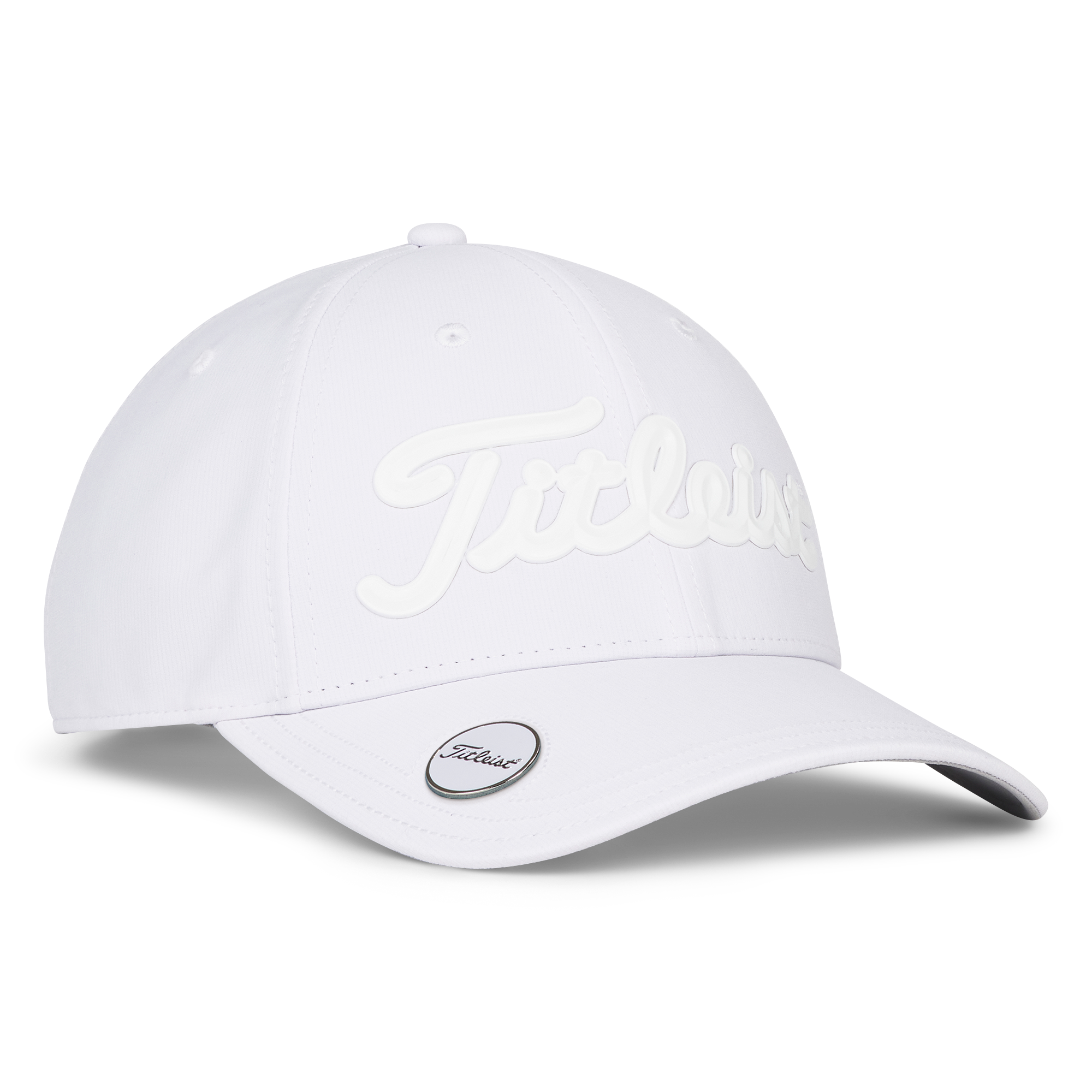 Titleist Official Players Performance Ball Marker Hat in WHTWHT