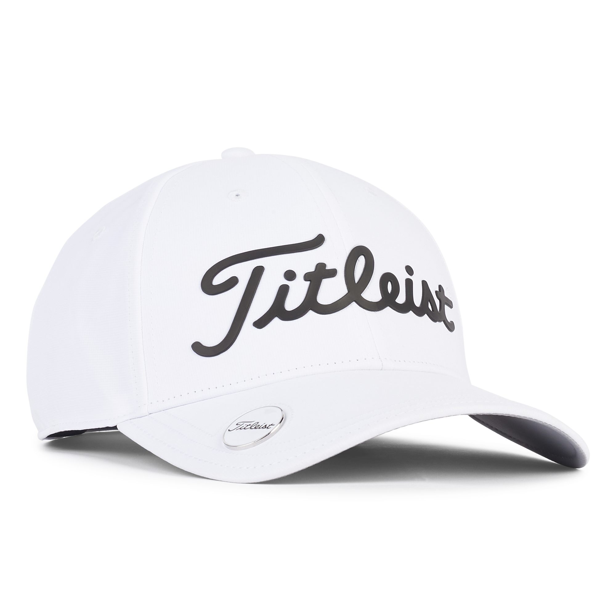 Titleist Official Players Performance Ball Marker Hat in WHTBLK