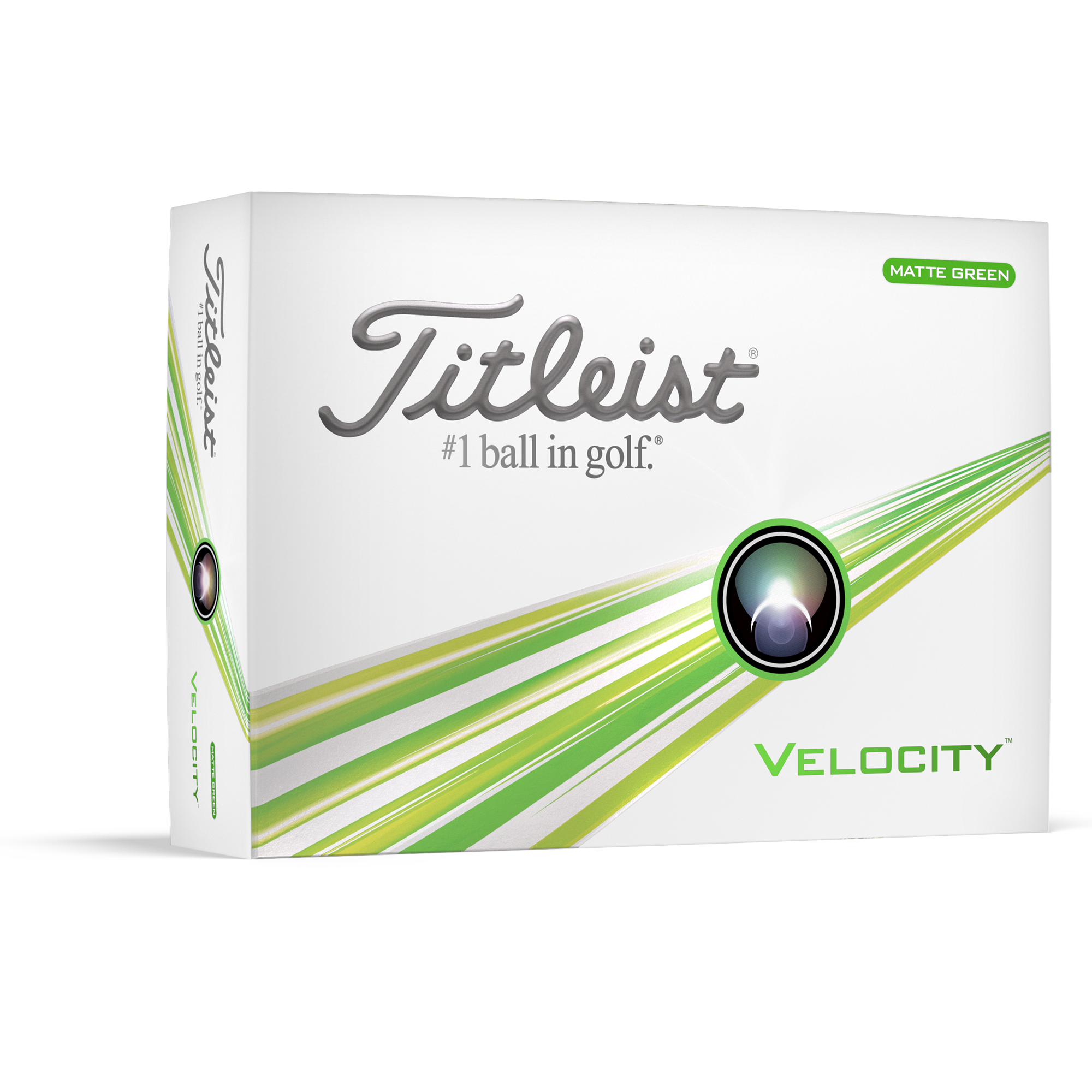 Titleist Official Velocity Green Golf Balls - Dozen in GRN