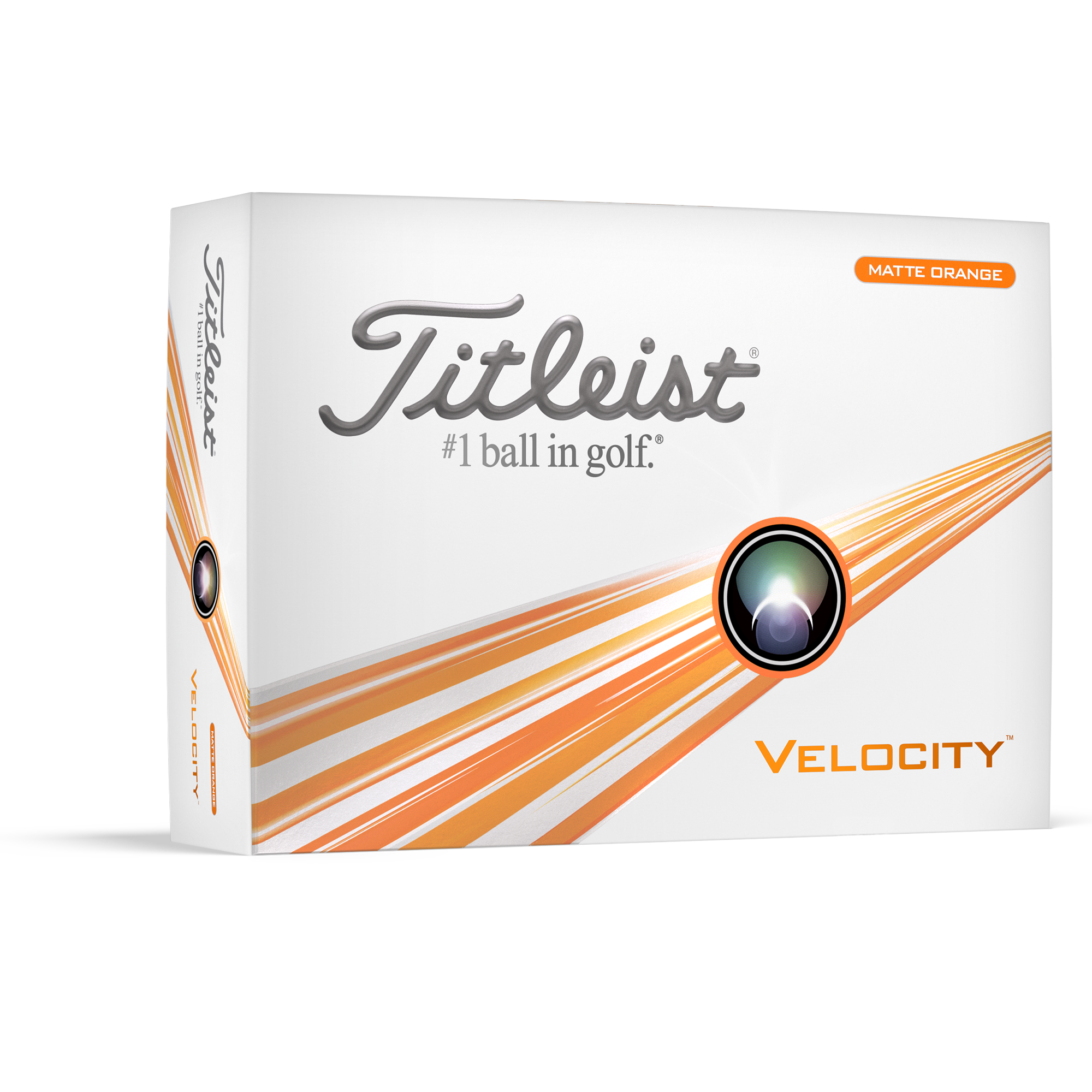 Titleist 2024 Velocity Orange Golf Balls - Dozen