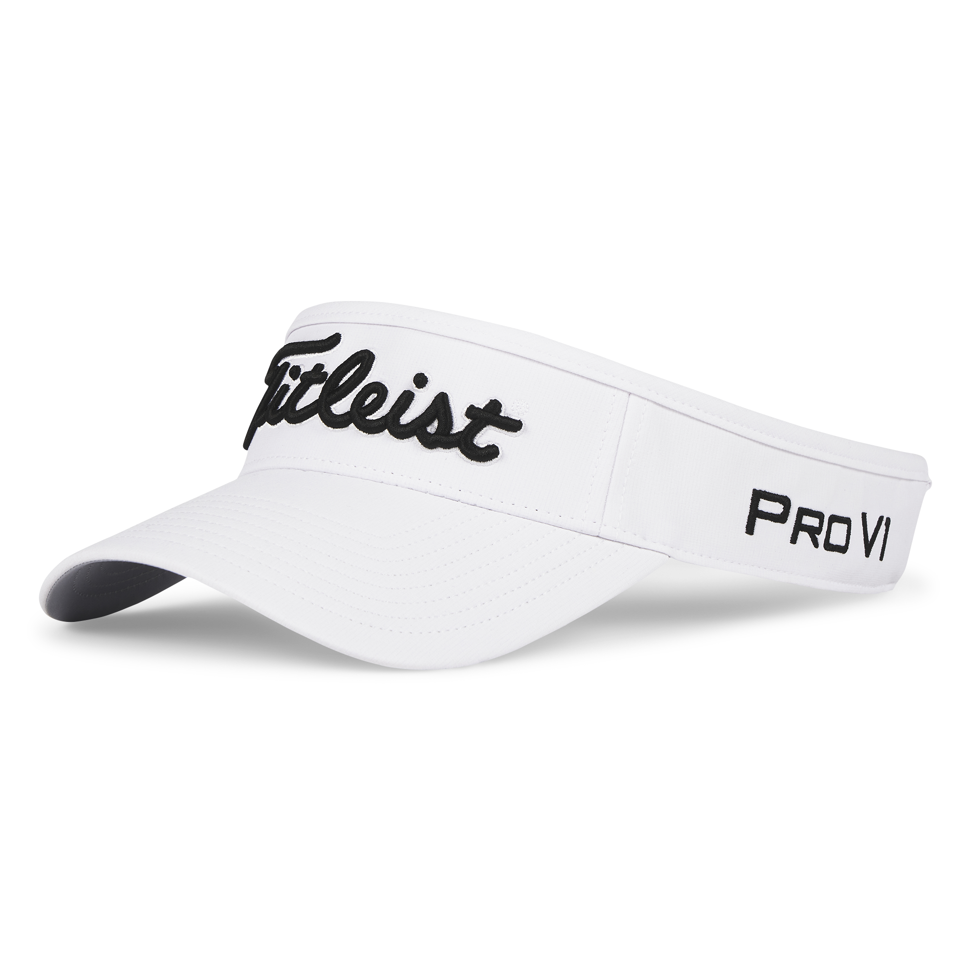 Titleist Official Tour Performance Visor Hat in WHTBLK
