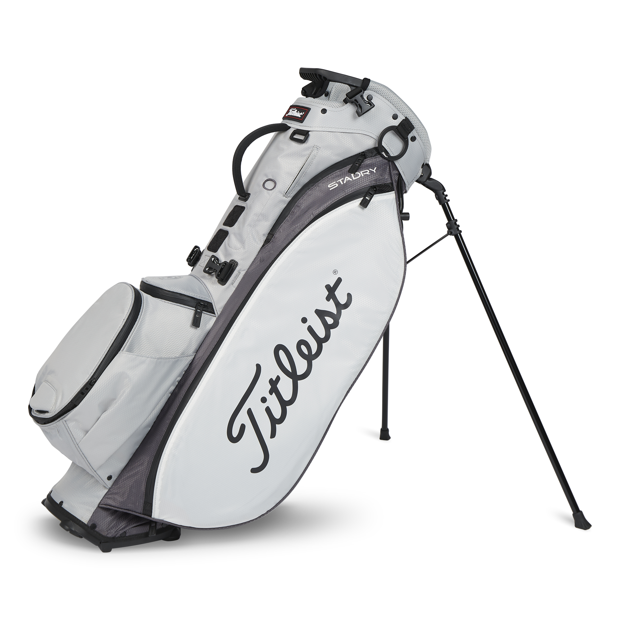 Titleist Official Players 5 StaDry in Grey and Graphite and White