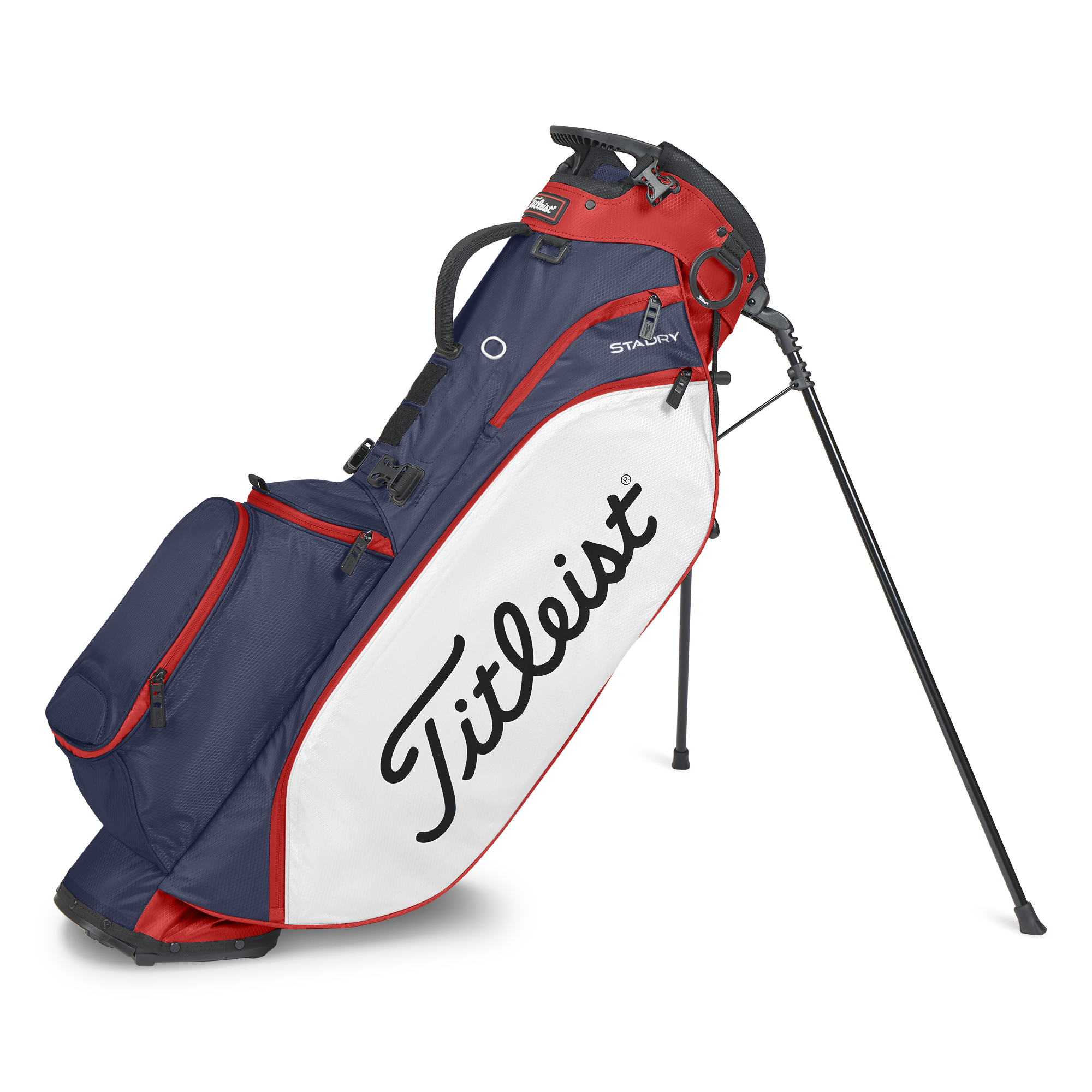 Titleist Official Players 4 StaDry in Navy and White and Red