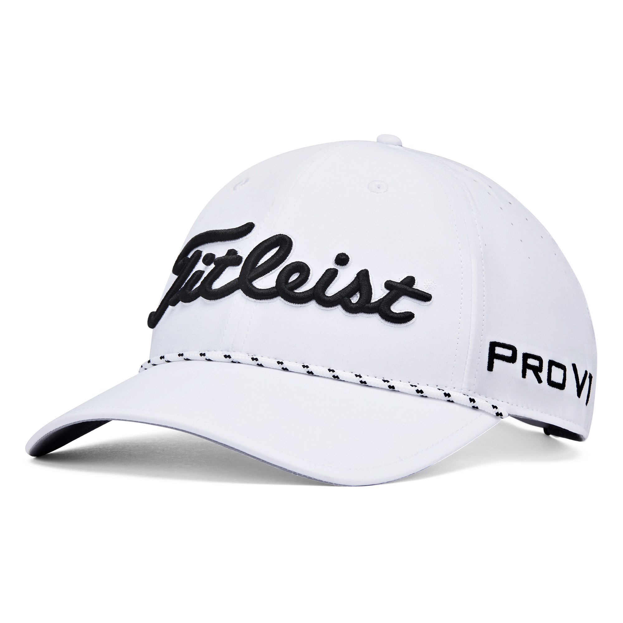Titleist Official Tour Breezer Hat in WHTBLK