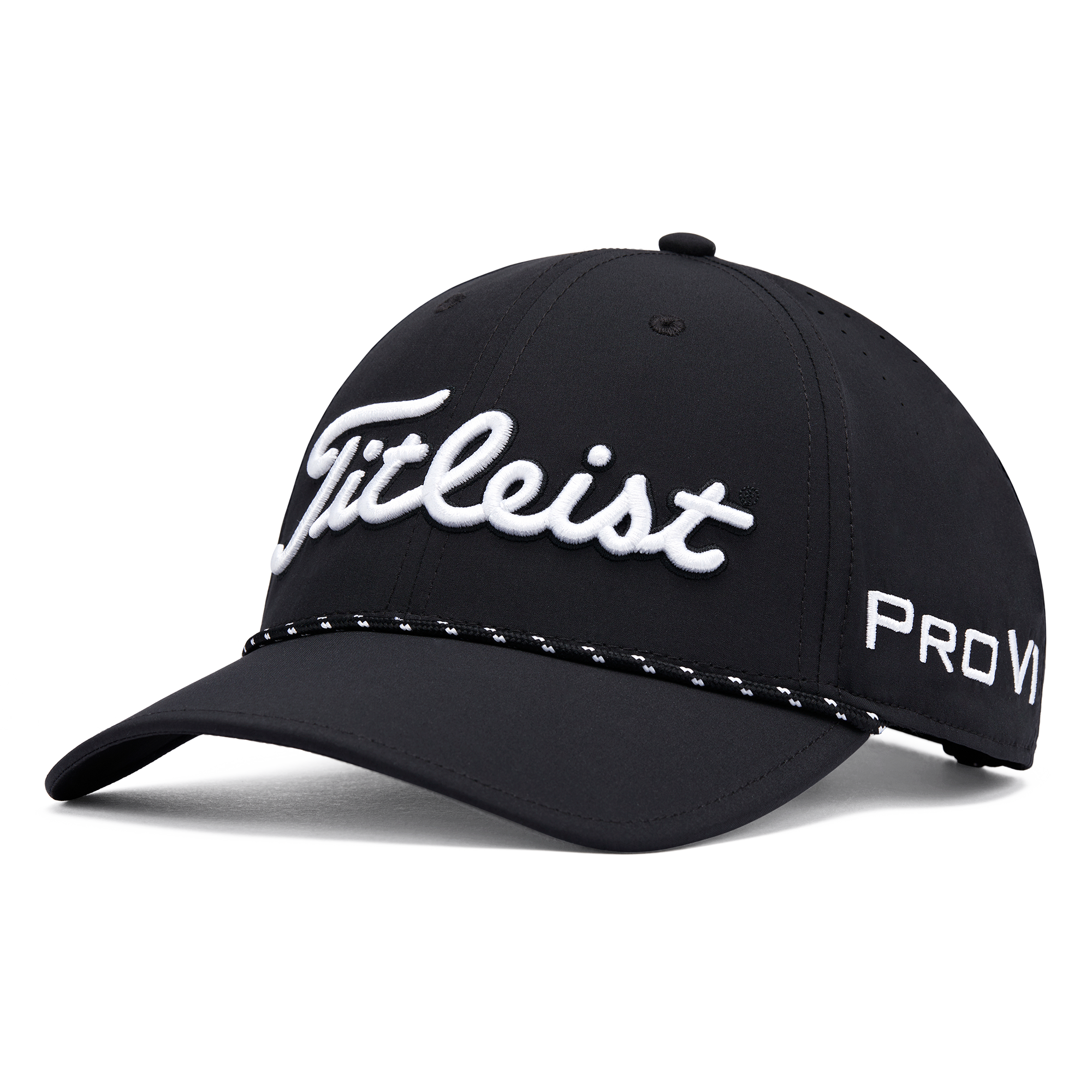 Titleist Official Tour Breezer Hat in BLKWHT