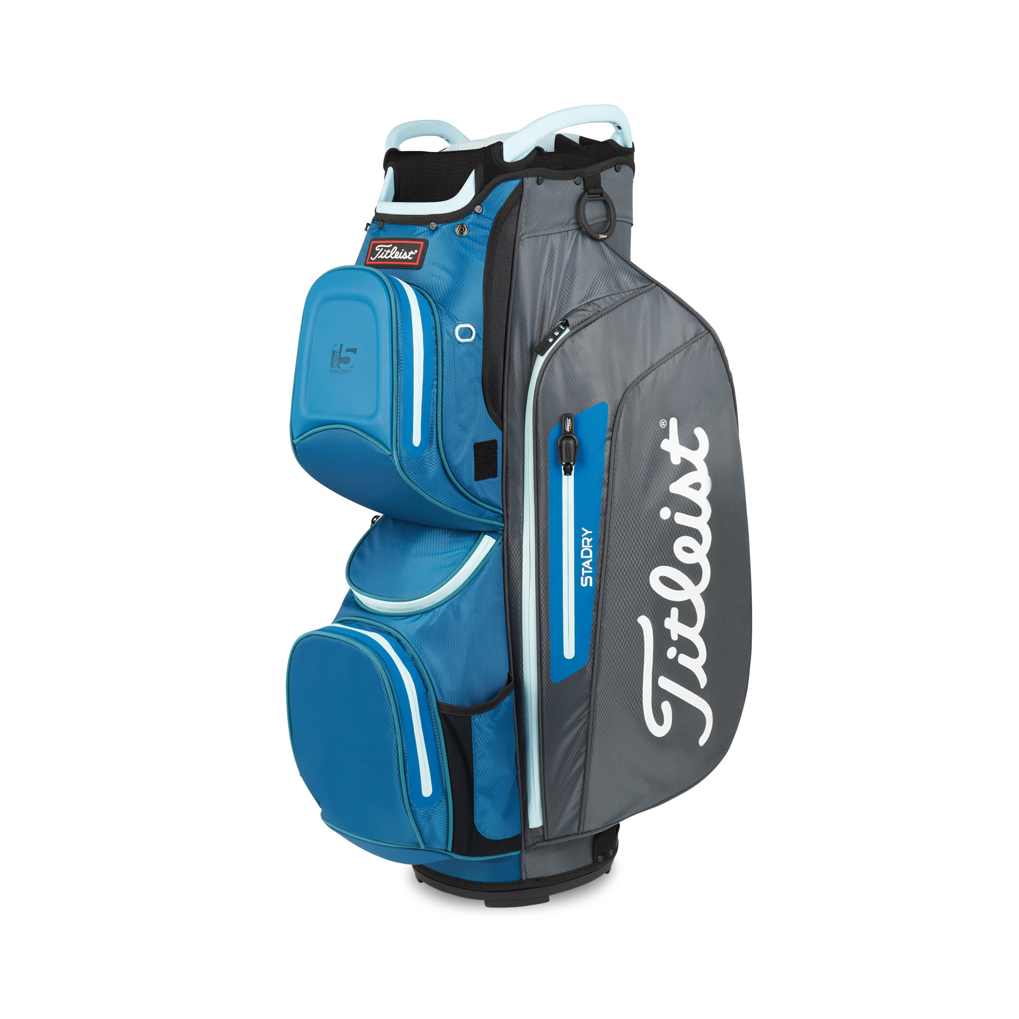 Titleist Official Cart 15 StaDry in Charcoal and Lagoon and Sky