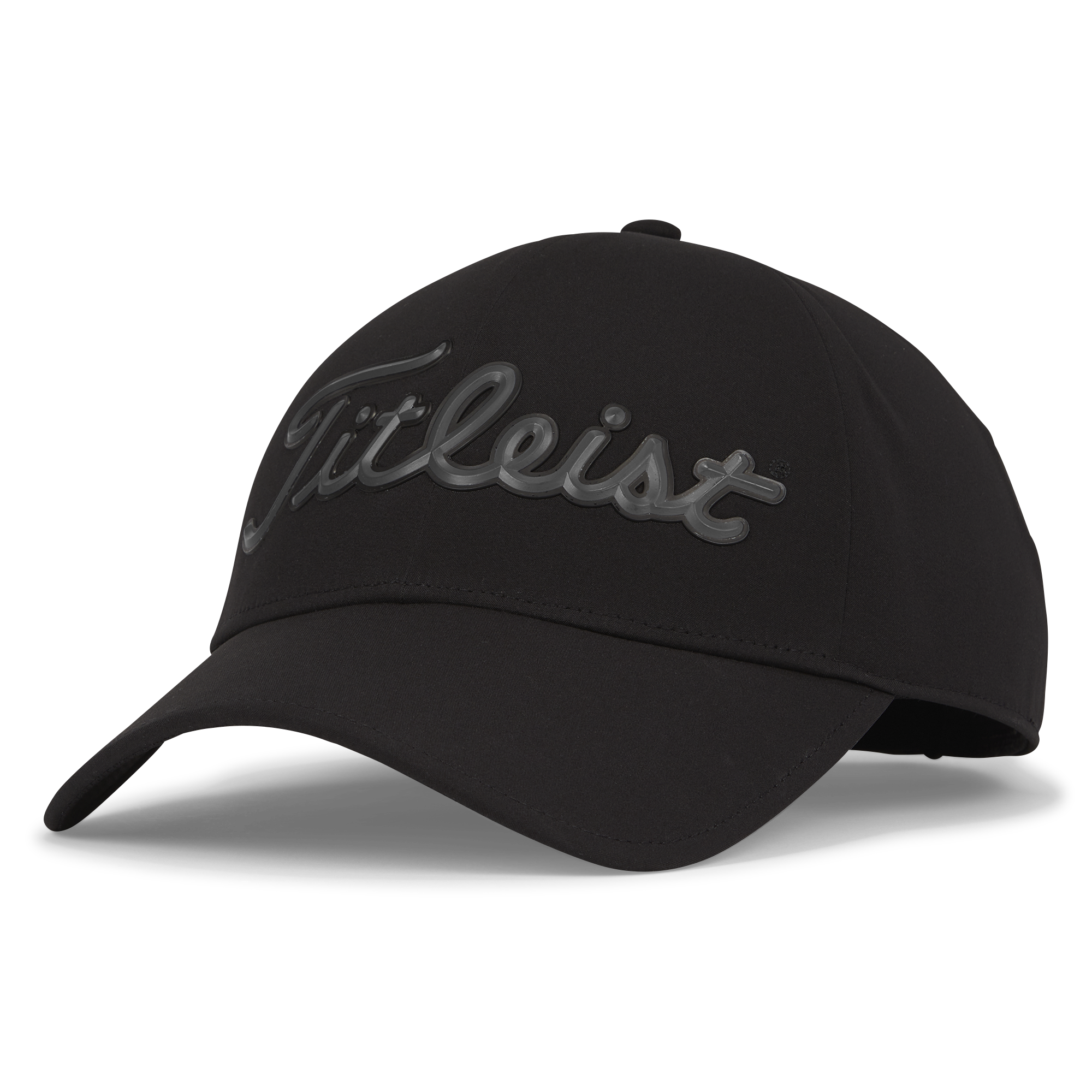 Titleist Official Players StaDry Cap in Black/Charcoal