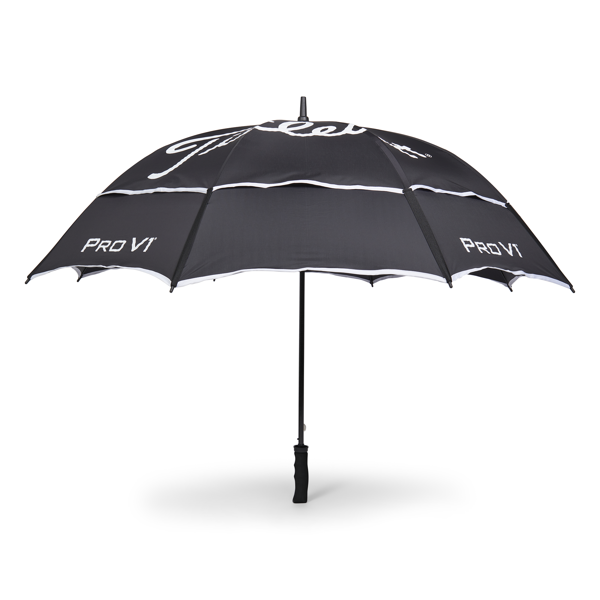 Titleist Official Tour Double Canopy Umbrella in Black