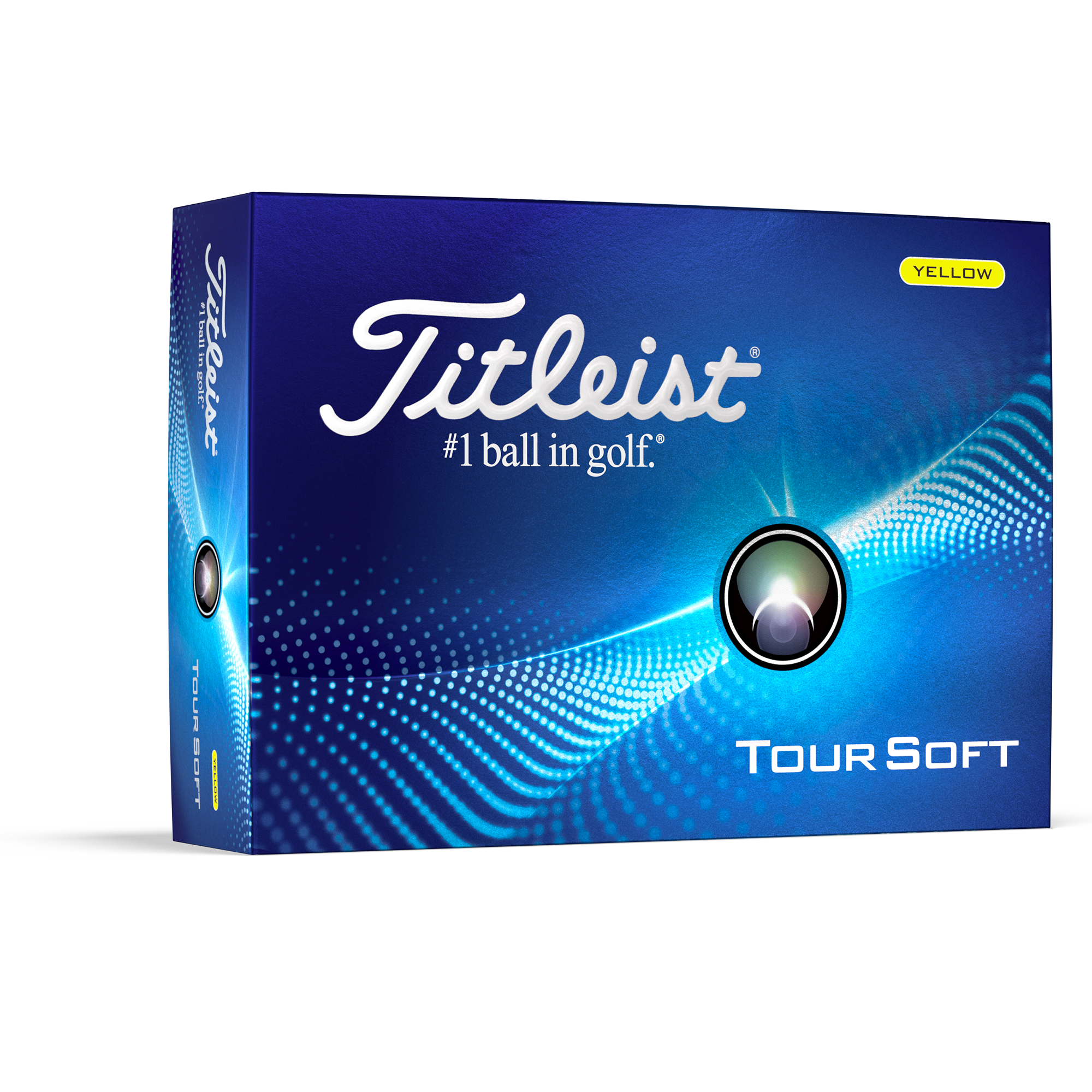 Titleist 2024 Tour Soft Custom Yellow Golf Balls - Dozen