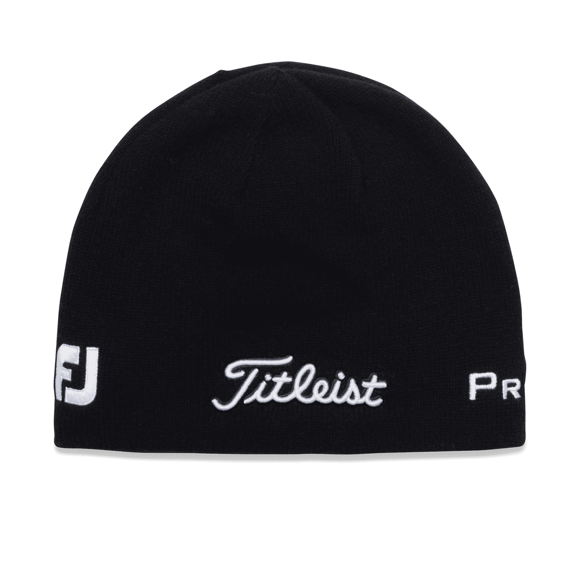 Titleist Official Merino Wool Beanie in Black/White
