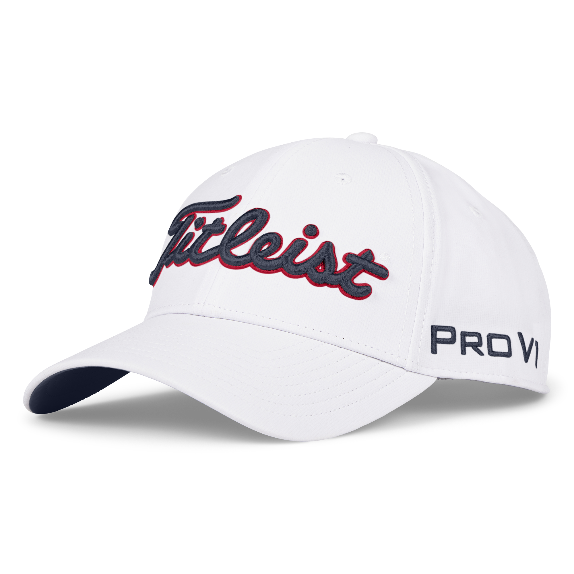 Titleist Official Tour Performance Hat in WHTNVYRED