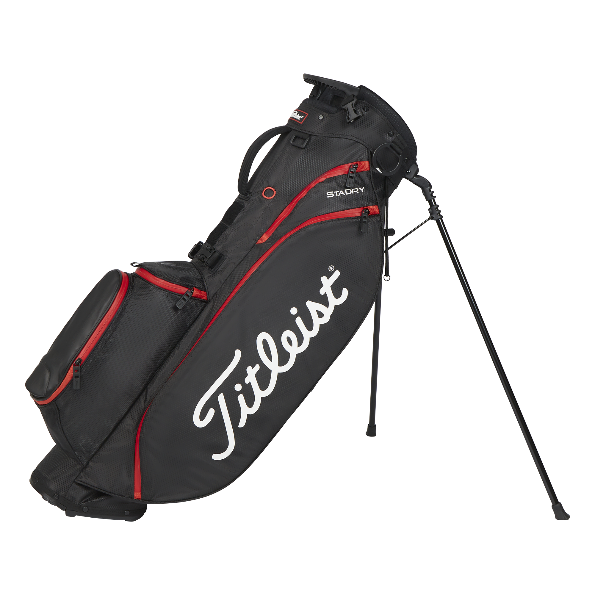 Titleist Official Players 4 StaDry in Black and Black and Red