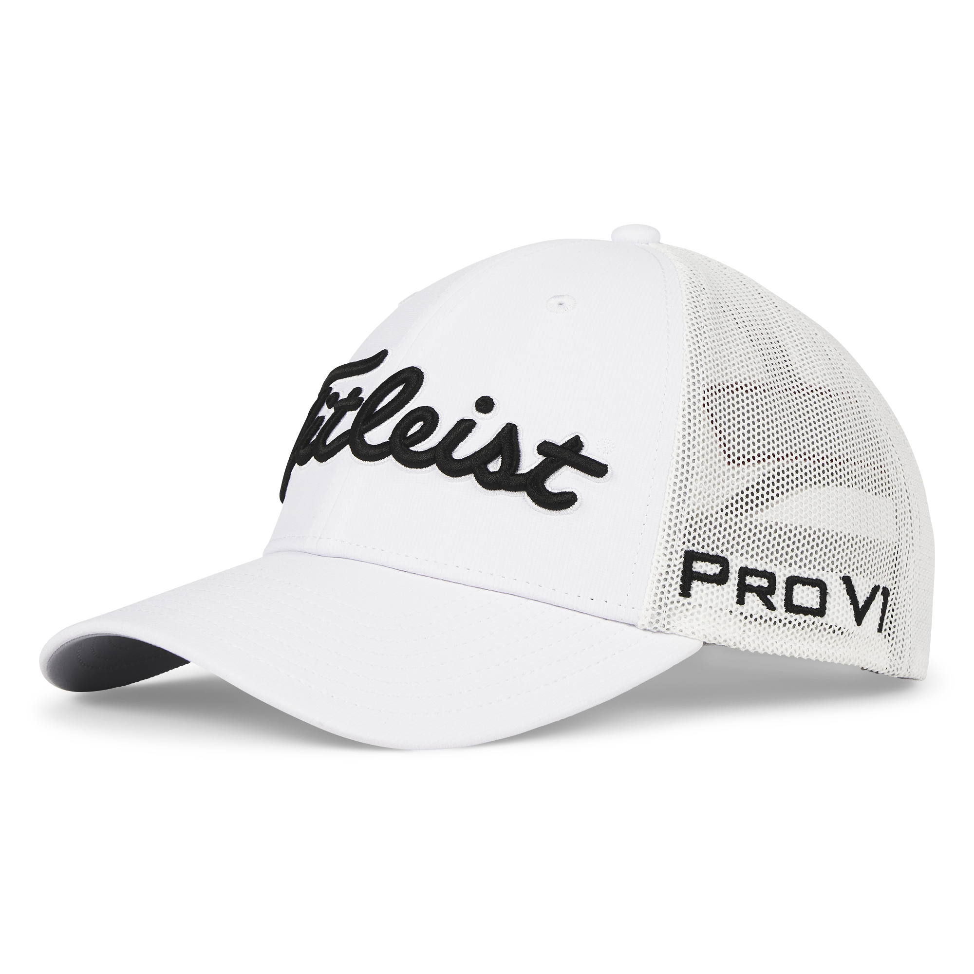 Titleist Official Tour Performance Mesh Hat in WHTBLK