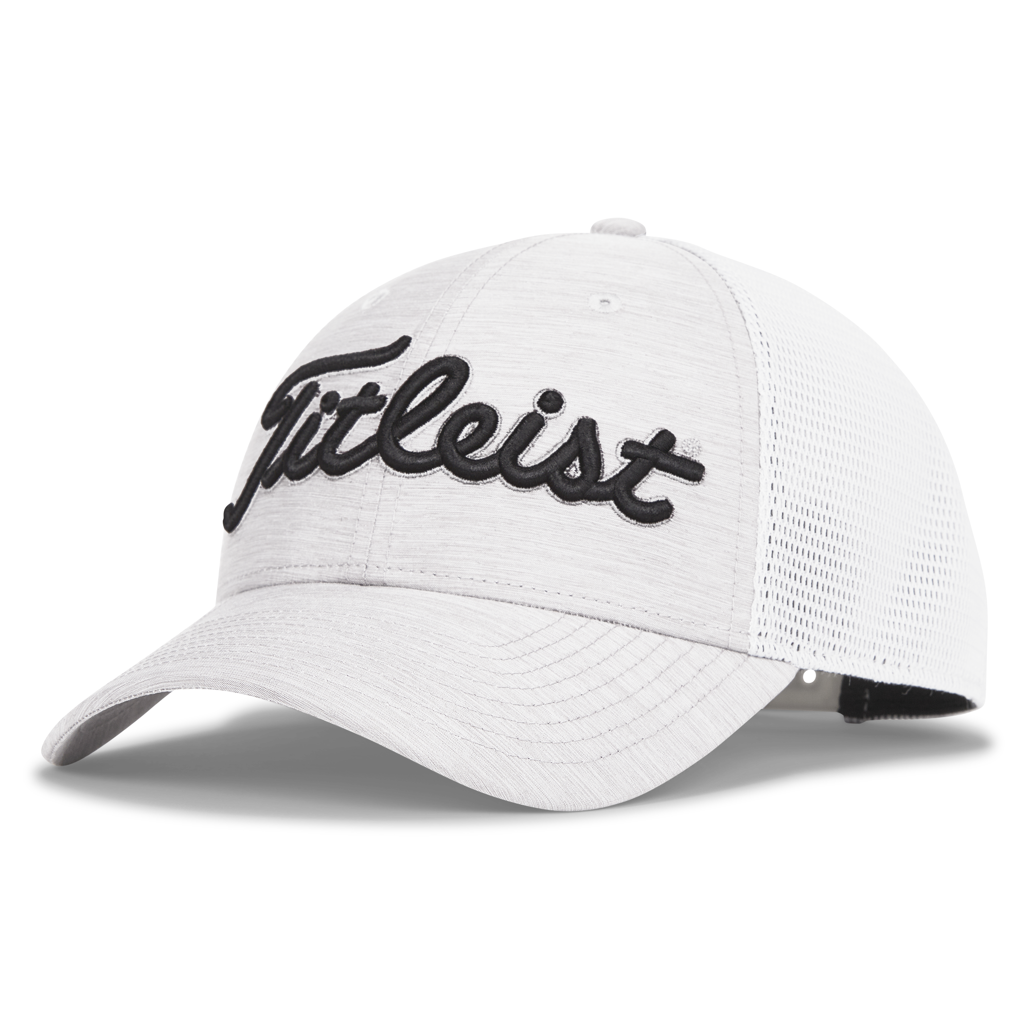 Titleist Official Players Space Dye Mesh in White/Black