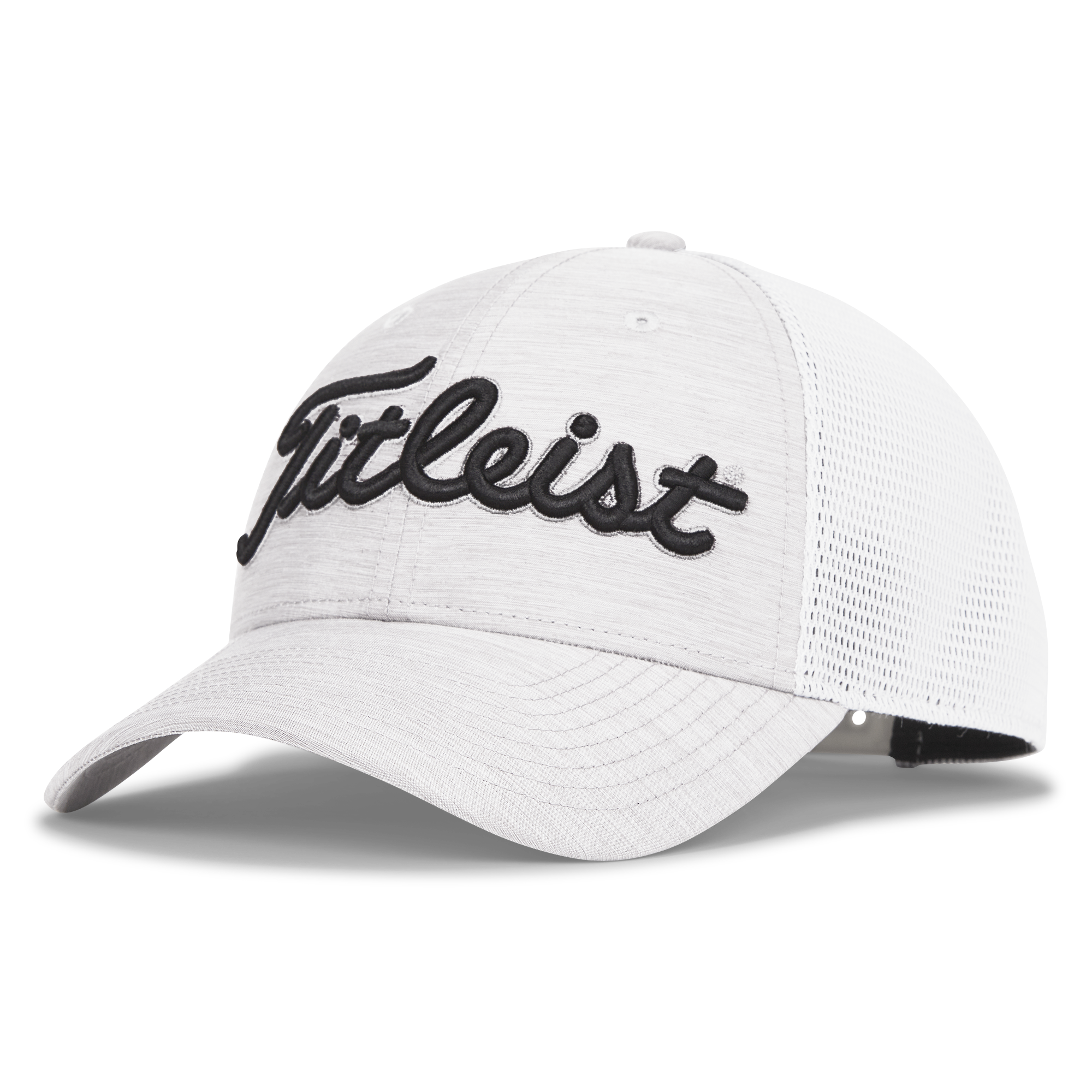 Titleist Official Players Space Dye Mesh Hat in WHTBLK