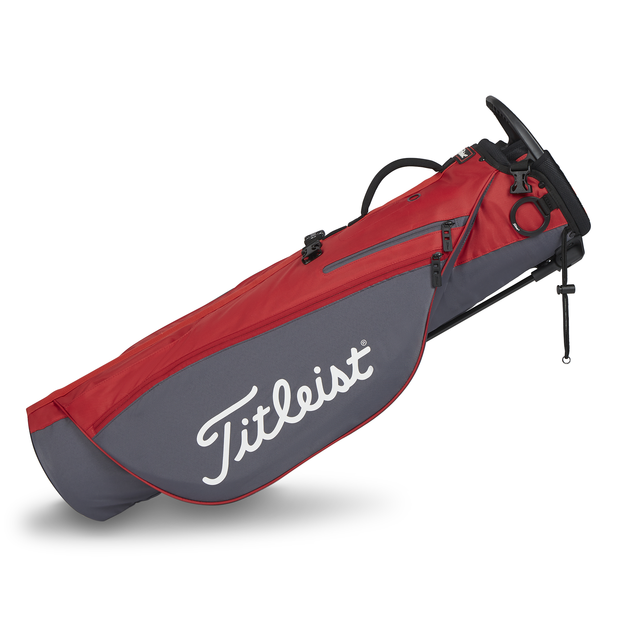 Titleist Official Premium Carry Golf Bag Golf Golf Bag in Red and Graphite