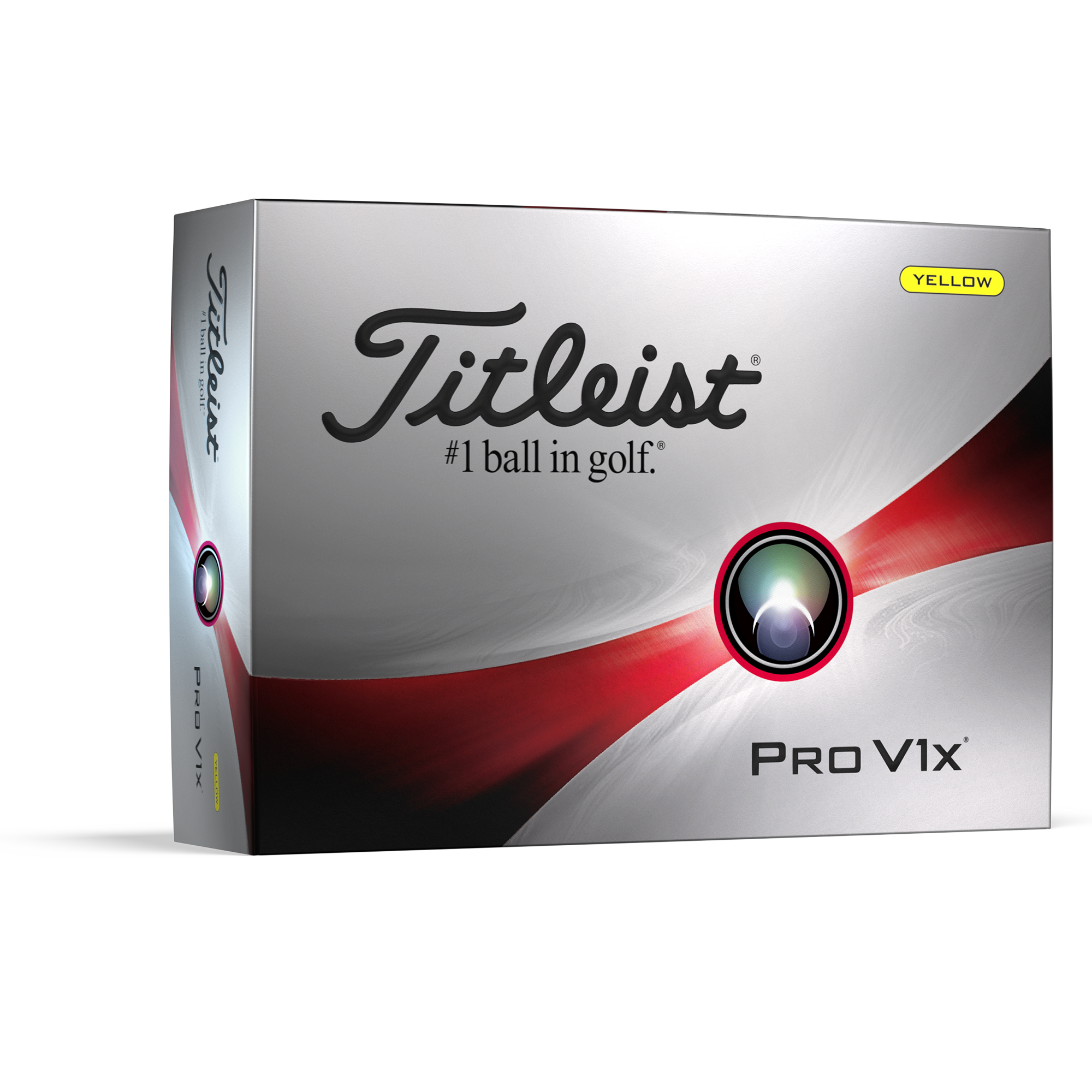 Titleist Official Pro V1x Custom Yellow Golf Balls - Dozen