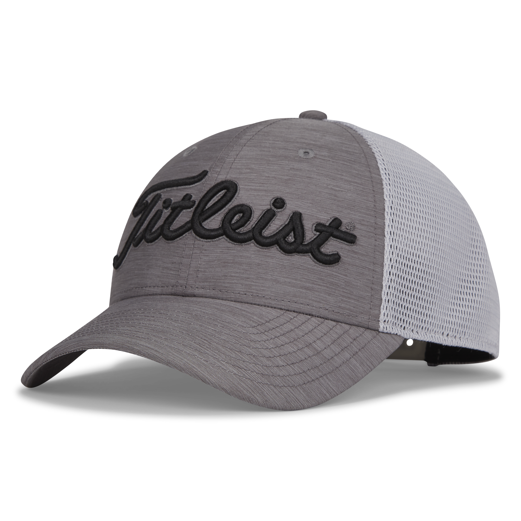 Titleist Official Players Space Dye Mesh Hat in CHARBLK