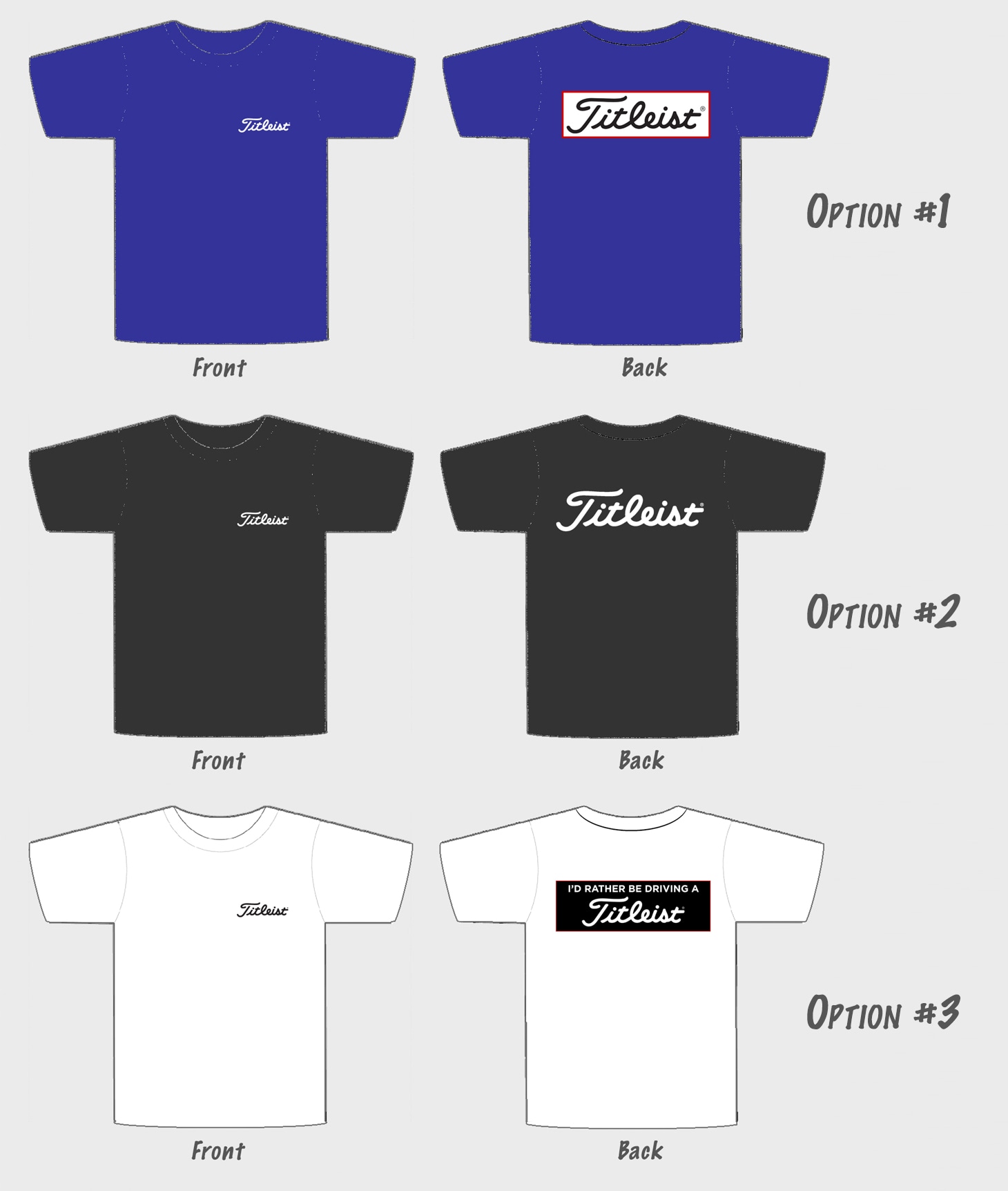 Quick poll 2017 Team Titleist T shirts The Clubhouse Team