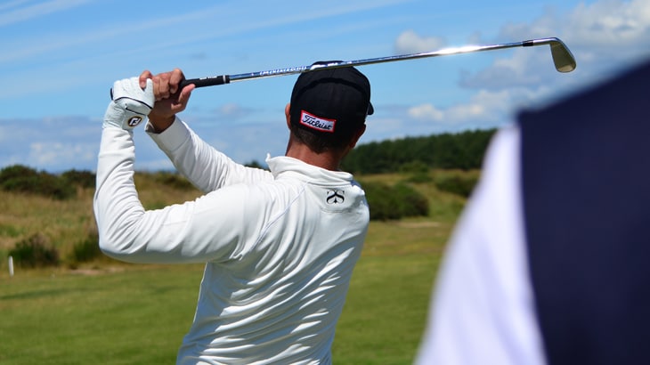 Titleist Brand Ambassador Adam Scott getting...