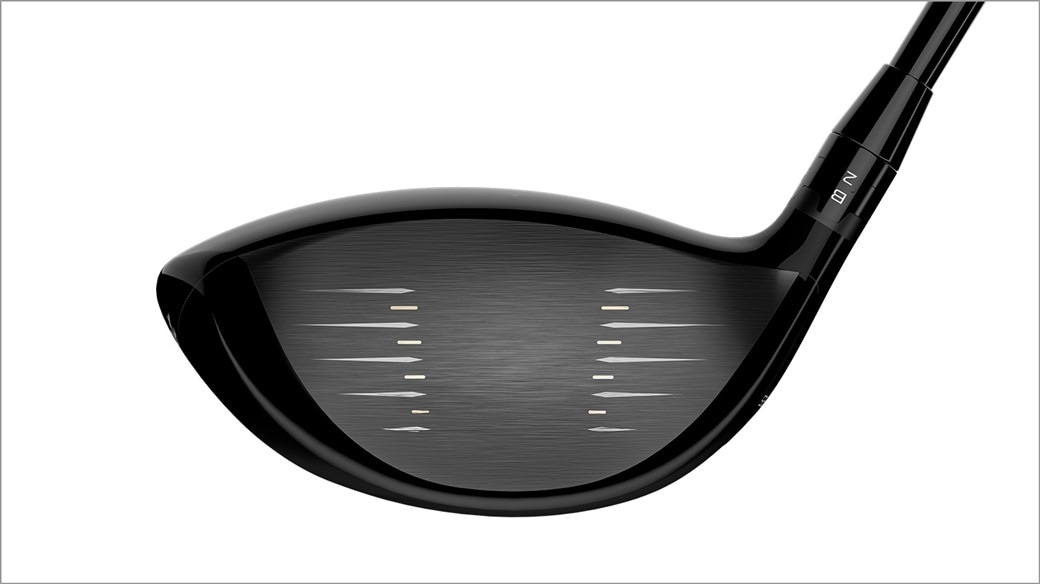 Titleist TS4 golf driver club face close up