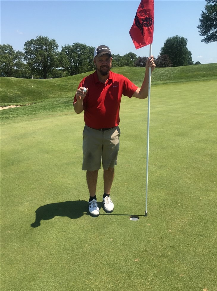 Hole in one finally Team Titleist