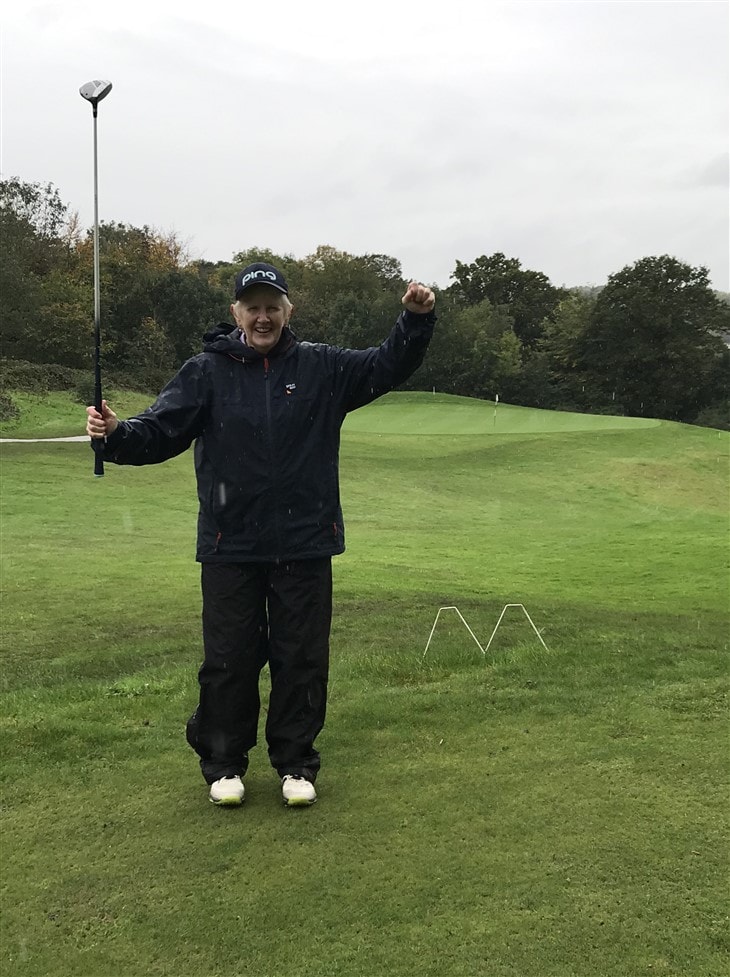 Rejoicing on the Roman Road course, Celtic Manor!