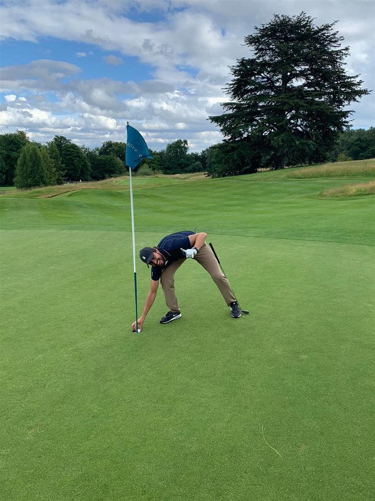 Hole in one emerging from lockdown 1